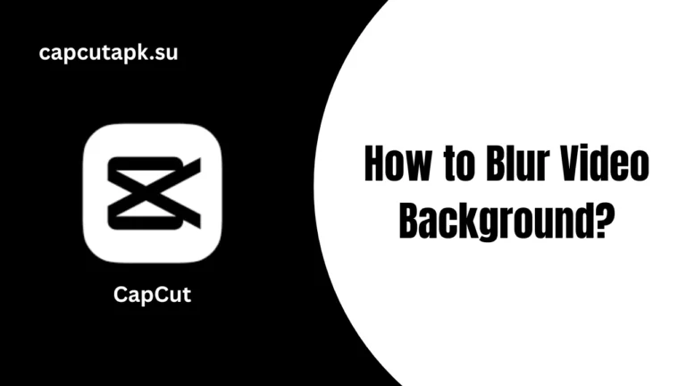 How to Blur Video Background